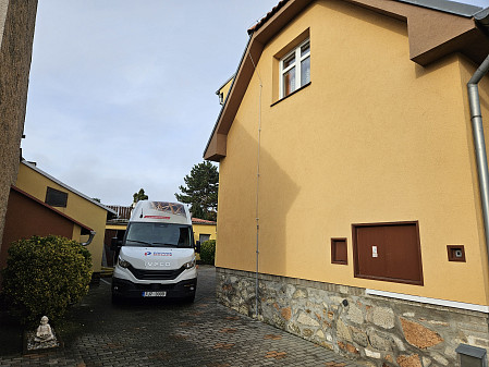 Izolace stropu rodinného domu v Ořechu